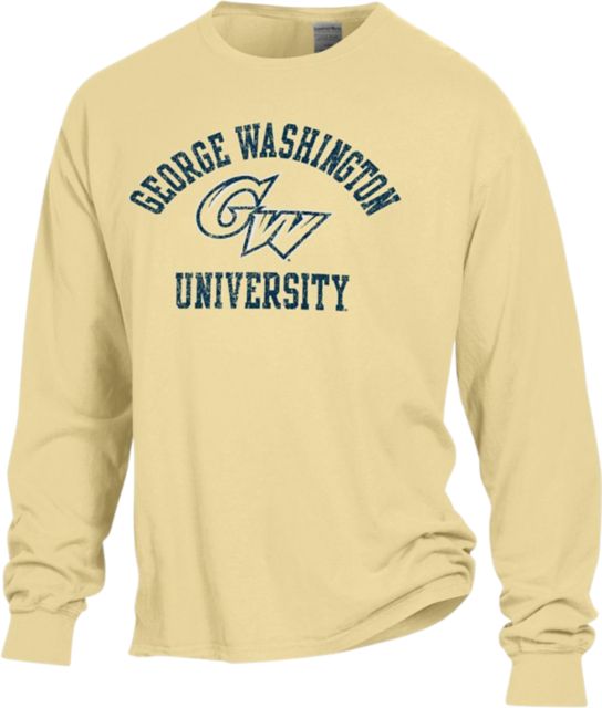 George Washington University Garment Dyed Long Sleeve Tee - ONLINE ONLY