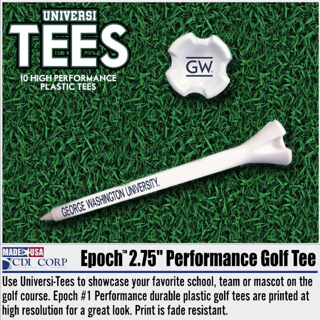 George Washington University 8 Pack Golf Tees