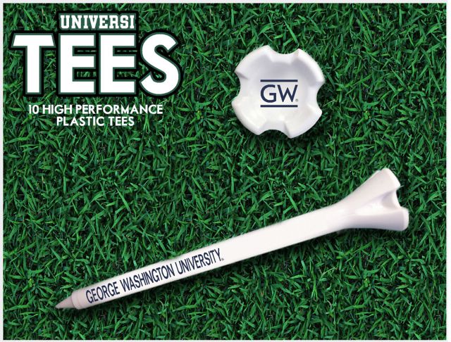 George Washington University 8 Pack Golf Tees