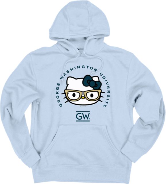 George Washington University Hello Kitty Women's Fleece Hooded Sweatshirt