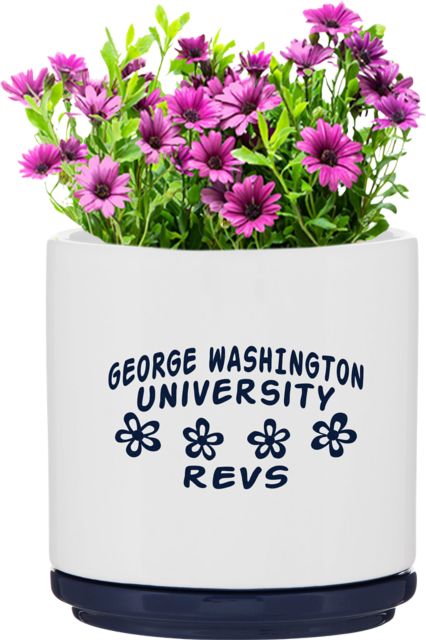 George Washington University Ceramic Planter
