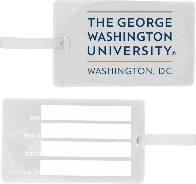 George Washington University Luggage Tag