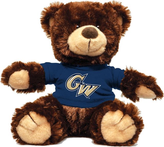 George Washington University 12'' Plush Noah Bear - Chocolate - ONLINE ONLY