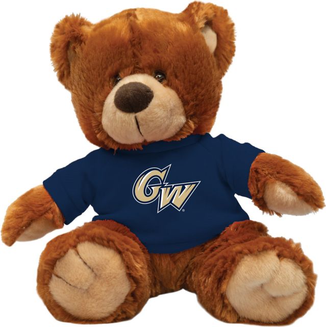 George Washington University 12'' Plush Noah Bear - Honey - ONLINE ONLY