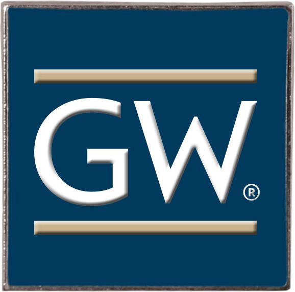 George Washington University Square Lapel Pin