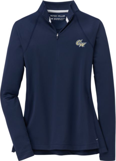 George Washington University Women's Raglan Sleeve Perth 1/4 Zip