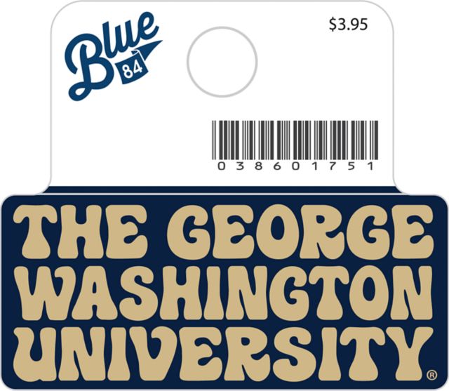 George Washington University Mini Sticker