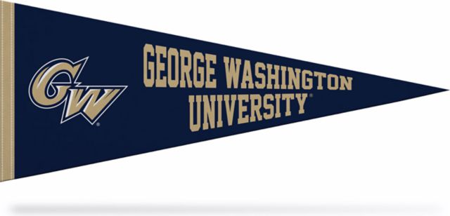 George Washington University 12" x 30" Pennant