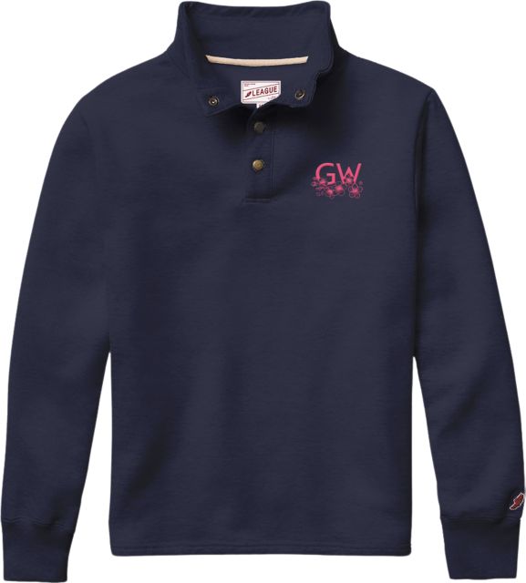 George Washington University Cherry Blossom Snap Up 1/4 Zip