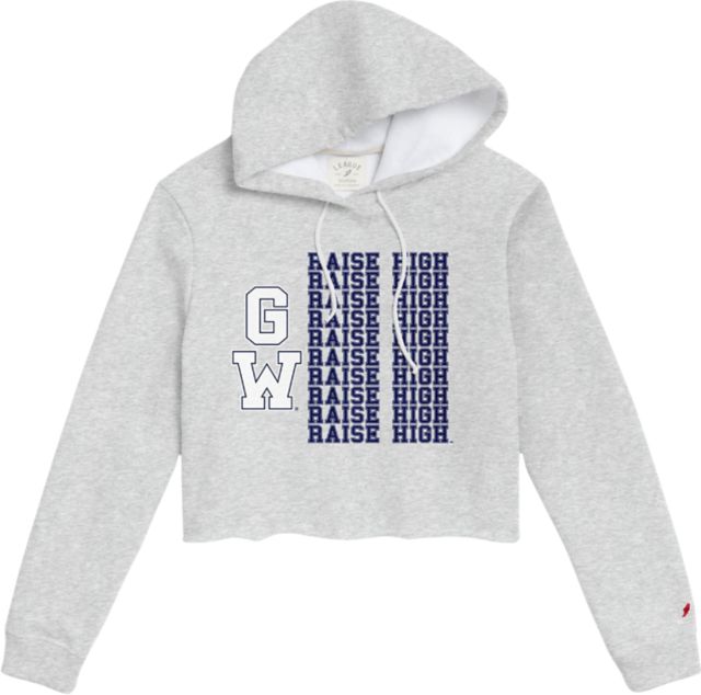 George Washington University Women's 1636 Cropped Hooded Sweatshirt - ONLINE ONLY