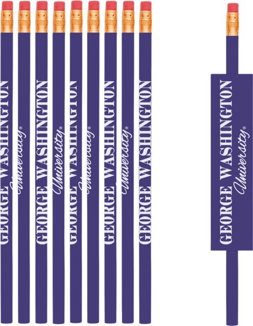 George Washington University #2 Pencils - 10 Pack