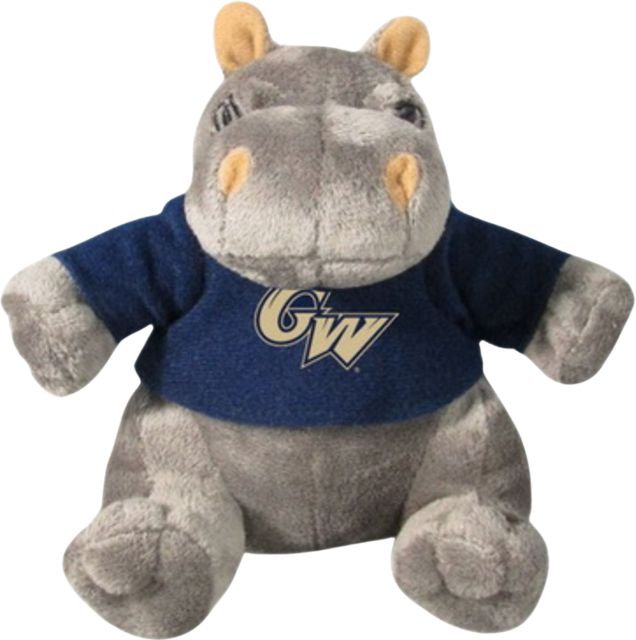 George Washington University 5.5" Plush Hippo