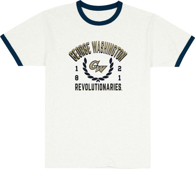George Washington University Revolutionaries Ringer Short Sleeve T-Shirt