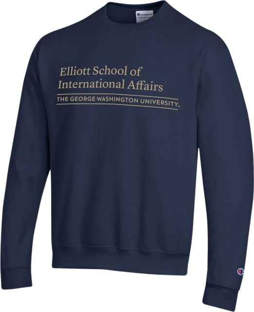 George Washington University Elliott School of International Affairs Crew Neck Sweatshirt