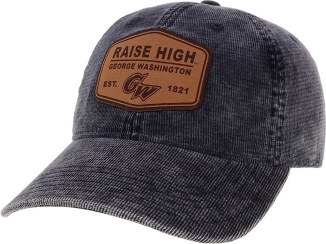George Washington University Corduroy Adjustable Cap