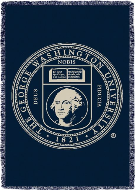 George Washington University Afghan Blanket