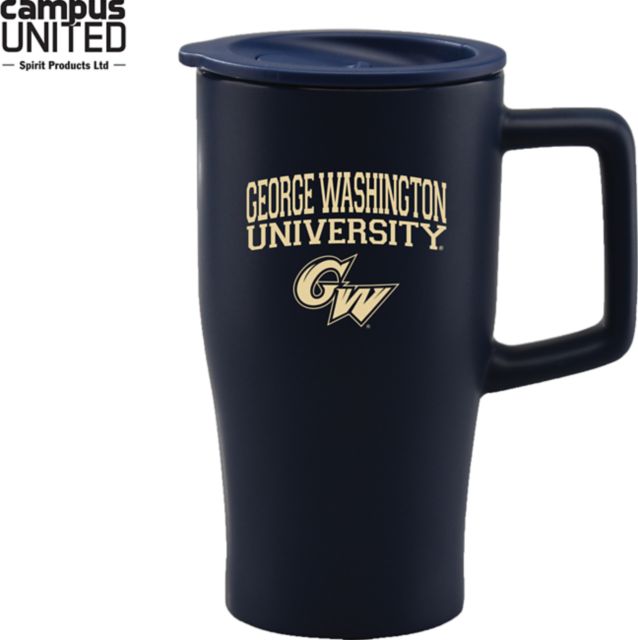 George Washington University Ceramic Travel Mug