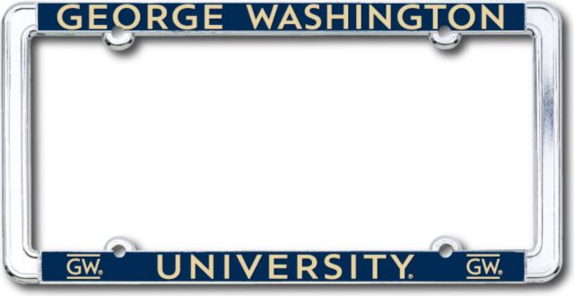 George Washington University License Plate Frames Car Decals And