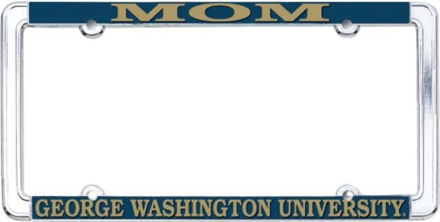 George Washington University Mom License Plate Frame