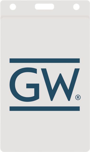 George Washington University Thumb Notch Card Guard