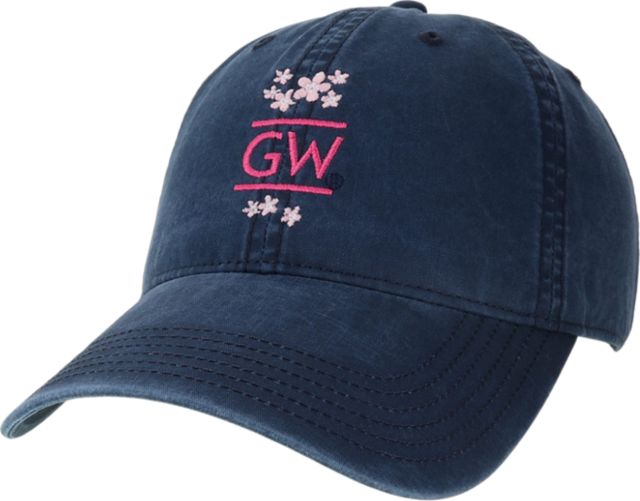 George Washington University Cherry Blossom Twill Cap