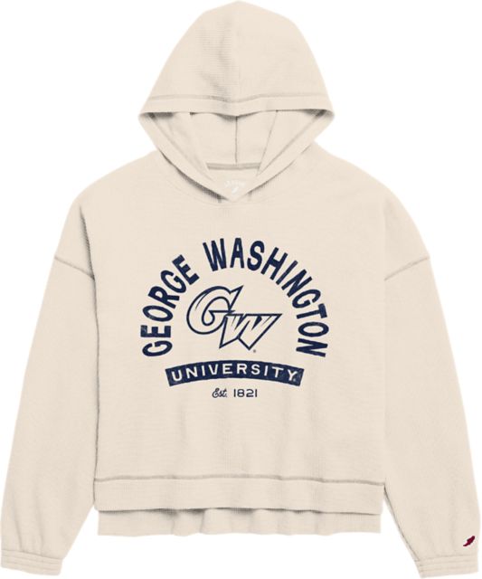 George Washington University Women's Waffle Hooded Sweatshirt