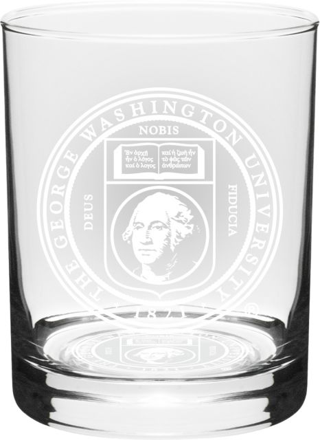 George Washington University 14 oz. Glass