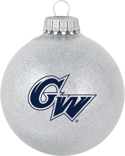George Washington University Colonials Sparkle Ball Ornament