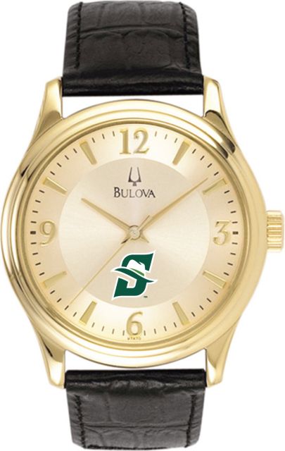 Bulova Men's Gold and Leather Watch - ONLINE ONLY