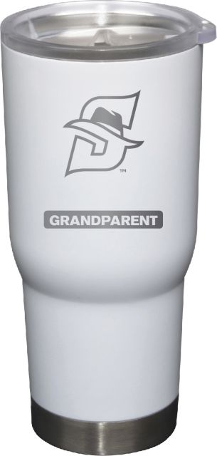 22 oz White Stainless Steel Tumbler Grandparent