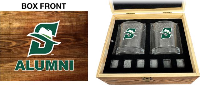 Stetson University Alumni Rock Glass Box Set