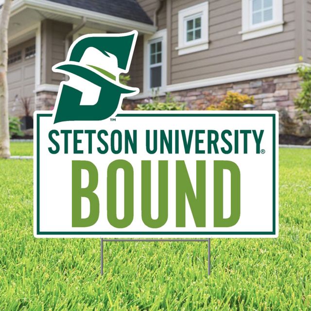 Stetson University Bound 22 x 19 Lawn Sign
