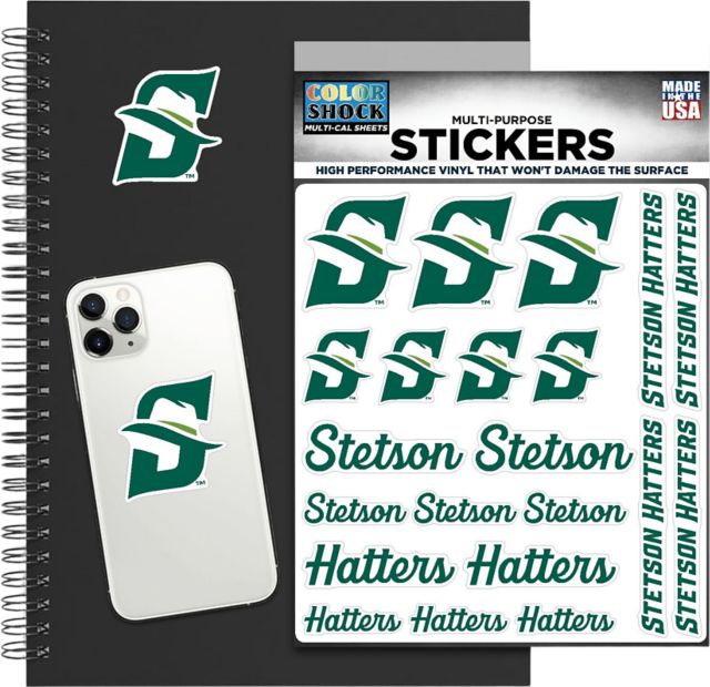Stetson University Hatters Sticker Sheet