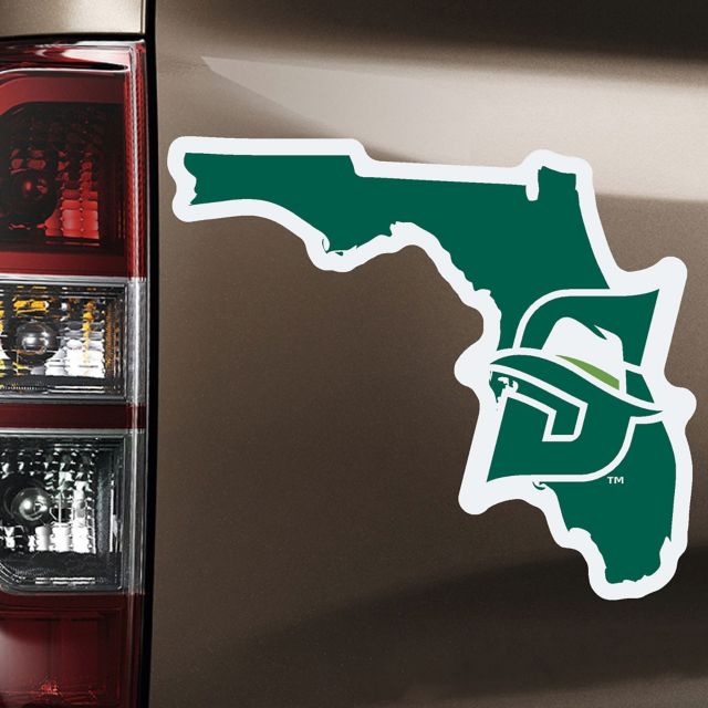 Stetson University 6 in. x 6 in. State Outline Magnet
