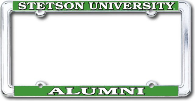 Stetson University Alumni Thin Dome License Plate Frame