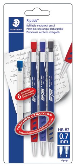 Staedtler Riptide .7mm Mechanical Pencil 3 Pack