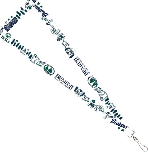 Bemidji State University Julia Gash 3/4" Satin Lanyard