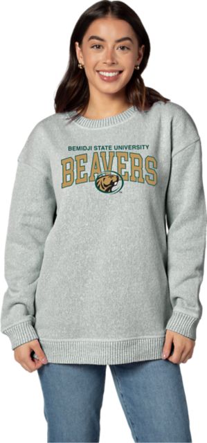 Bemidji State University Beavers Women's Warmup Crewneck Sweatshirt