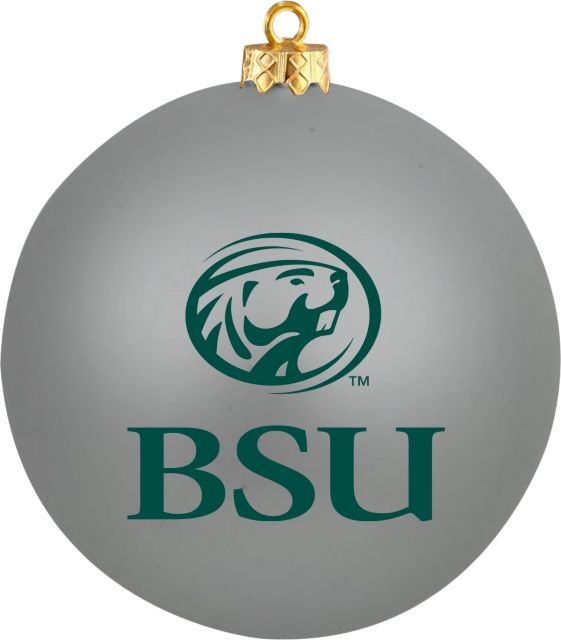 Bemidji State University Beavers Round Shatterproof Ornament