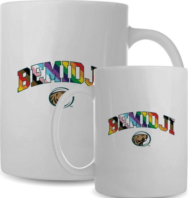 Bemidji State Full Color Mug 15oz Bemidji Pride Arched Wordmark - ONLINE ONLY