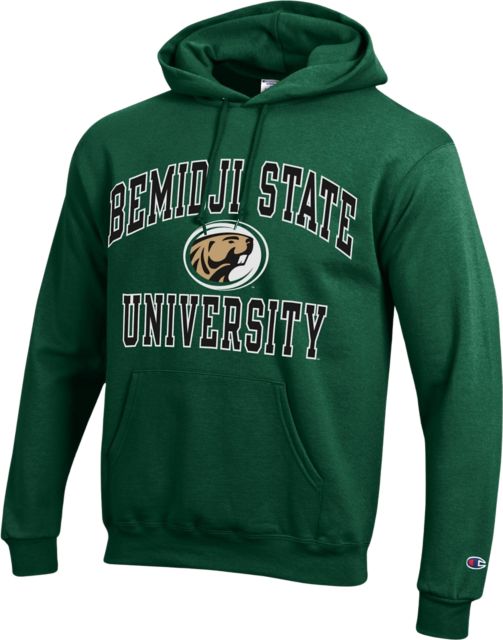 Youth Bemidji State Beavers Green Custom Hockey Jersey