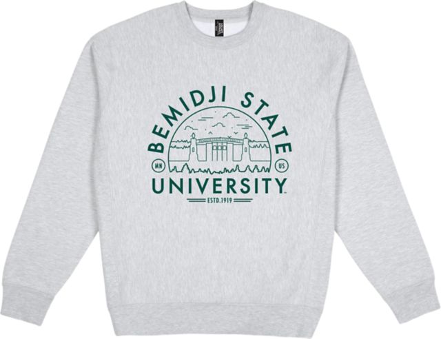 Bemidji State University Premium Heavyweight Pullover Fleece Crewneck - ONLINE ONLY