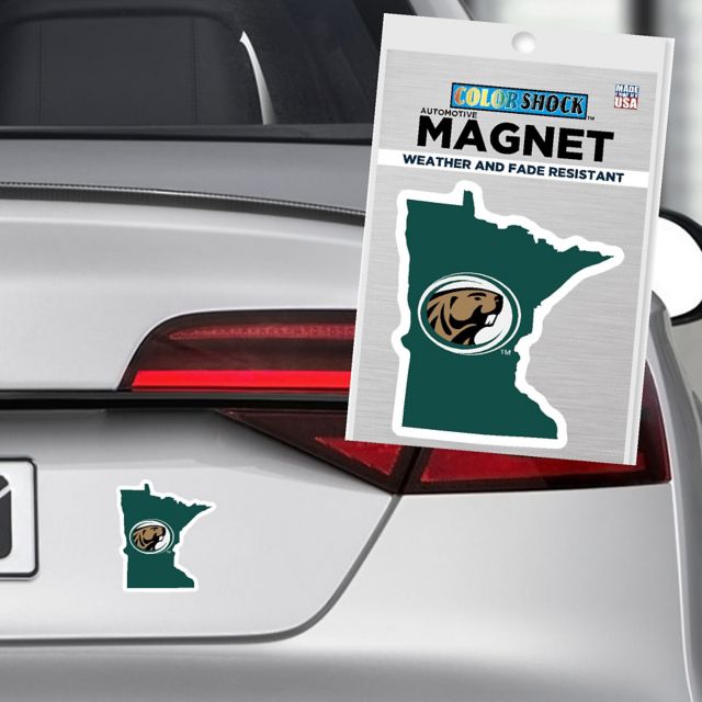 Bemidji State University 4x4 Magnet