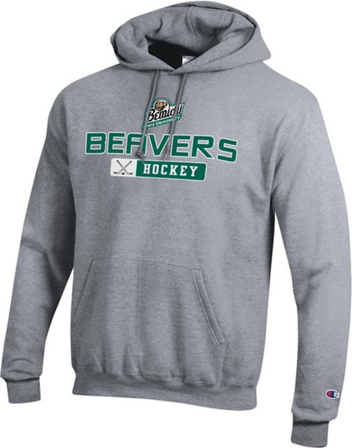 Bemidji State Beaver Hockey Applique Hooded Sweatshirt