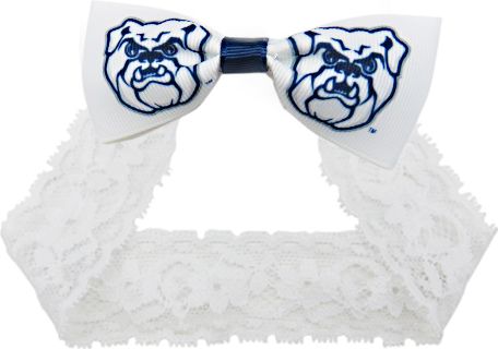 Butler University Infant Lace Headband with Bow