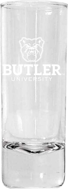 Butler University Bulldogs 2 oz. Tall Collector's Glass