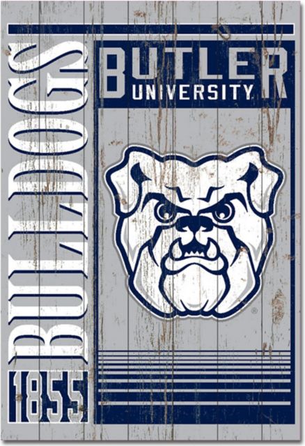 Butler University 25''x 36'' Showcase Plank Sign - ONLINE ONLY
