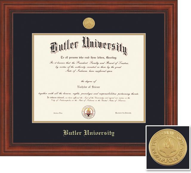 Butler University Millenium Diploma Frame -ONLINE ONLY