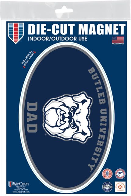 Butler University Dad 3.5 x 5.5 Oval Magnet