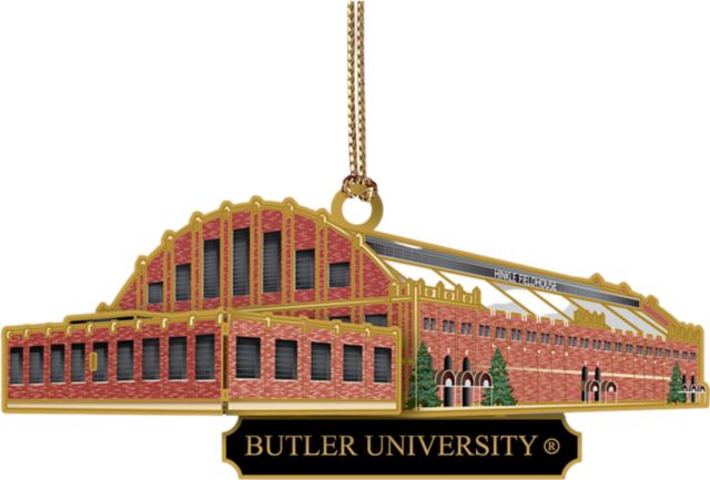 Butler University Brass 2D Ornament